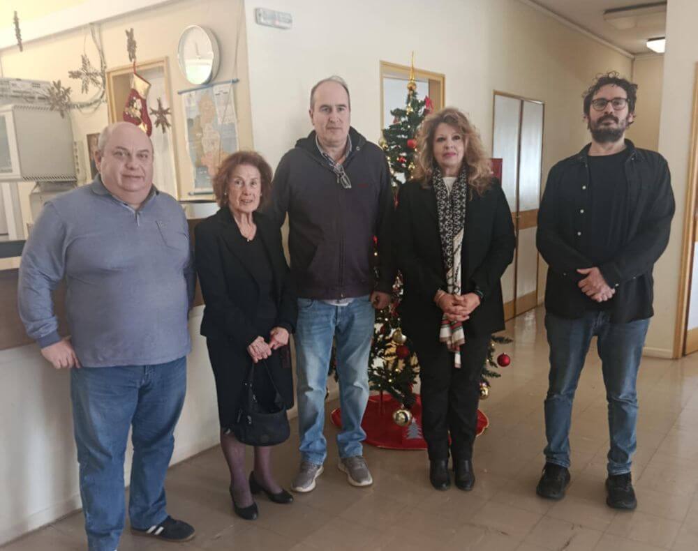 Από την παράδοση/δωρεά του μηχανήματος από την οικογένεια του Αθανάσιου Μπερσή