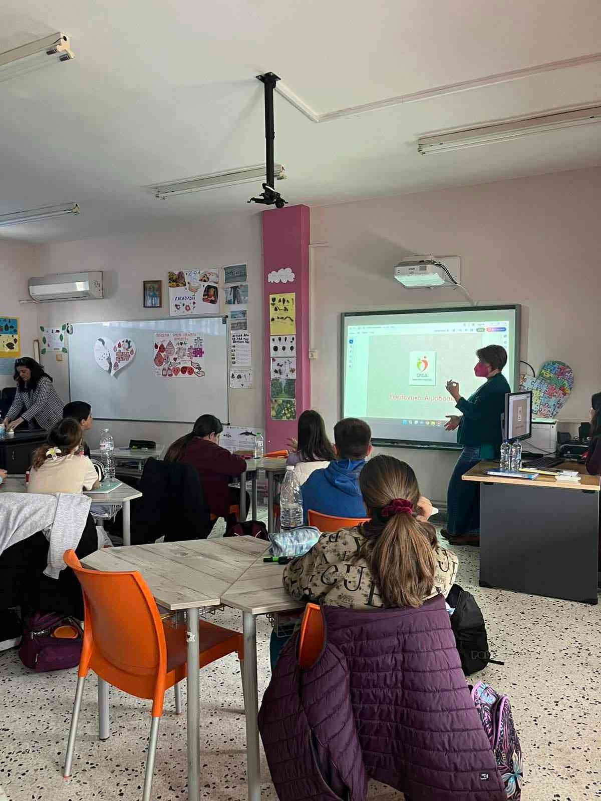 Δράση Αγωγής Υγείας για την Εθελοντική Αιμοδοσία στα Σχολεία του Ναυπλίου