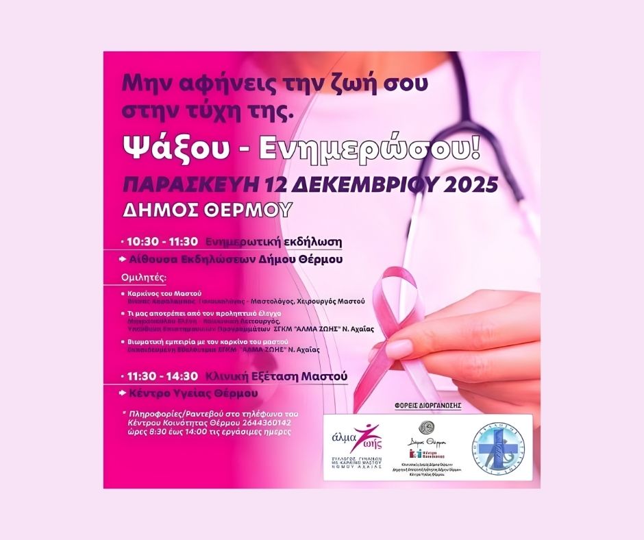 Προληπτική κλινική εξέταση μαστού